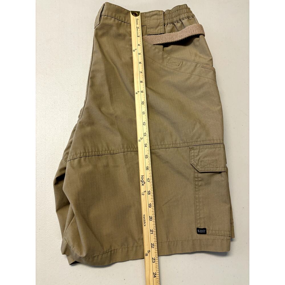 5.11 Tactical Cargo Shorts Mens 42 Tan Excellent Ripstop Utility Pockets - Picture 9 of 11